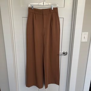 Abercrombie wide-leg tailored pants NWT